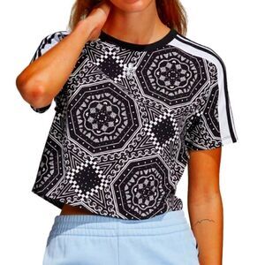Adidas Originals Women's Printed Cropped T-Shirt
